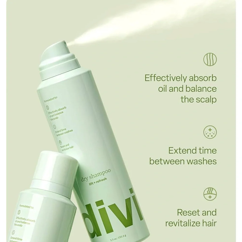 NEW DIVI dry shampoo bonus size!$42 in new subkissed citrus